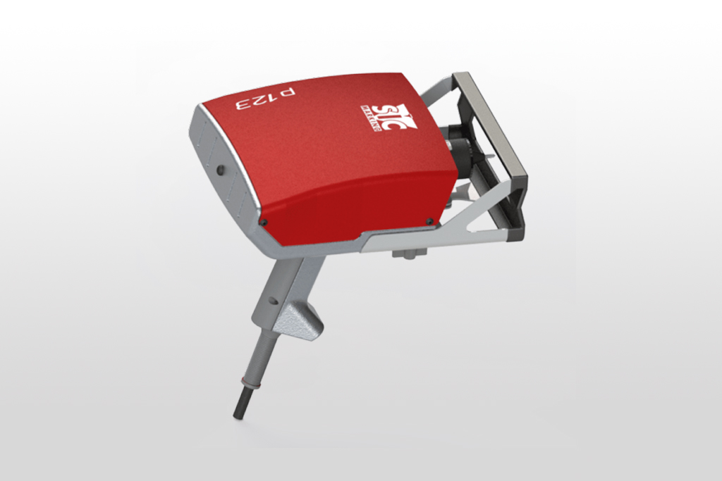 The p123 portable dot peen marking machine is ideal for marking large and difficult-to-access parts.